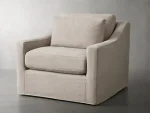Ashby Slipcovered Swivel Chair - Image 2