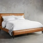 Andes Leather Bed
