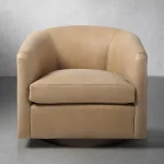 Bowan Leather Swivel Chair