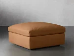 Beale Leather Ottoman - Image 2