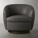 Cerrito Leather Swivel Chair