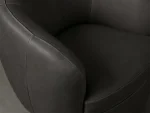 Cerrito Leather Swivel Chair - Image 3
