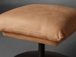 Deacon Leather Ottoman - Image 3