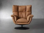 Deacon Leather Swivel Recliner