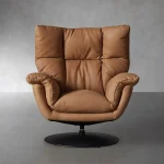 Deacon Leather Swivel Recliner