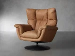 Deacon Leather Swivel Recliner - Image 2