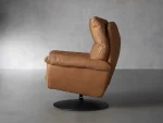 Deacon Leather Swivel Recliner - Image 3