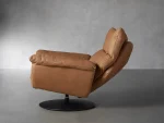 Deacon Leather Swivel Recliner - Image 4
