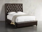 Devereaux Leather Tufted Bed