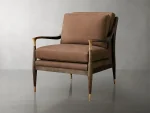 Fisher Nubuck Leather Chair - Image 2