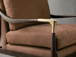 Fisher Nubuck Leather Chair - Image 3