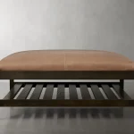 Kent Leather Ottoman