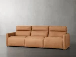 Rowland Tailored Leather Three-Piece Motion Modular Sofa - Image 2