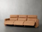 Rowland Tailored Leather Three-Piece Motion Modular Sofa - Image 7