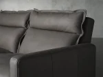 Rowland Leather Three-Piece Motion Modular Sofa - Image 3