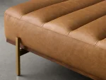 Lansing Leather Bench - Image 3