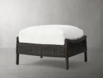 Nantucket Sunroom Ottoman in Eden Snow - Image 2