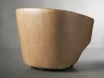 Pelton Leather Swivel Chair - Image 4