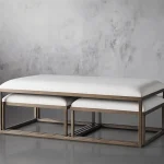 Palmer Upholstered Nesting Ottoman