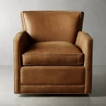 Rudy Leather Swivel Chair