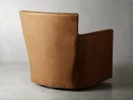 Rudy Leather Swivel Chair - Image 4