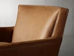Rudy Leather Swivel Chair - Image 3