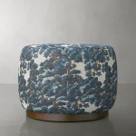 Ryles Plinth Ottoman in Oaks Pacific
