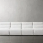 Rowland Tailored Four-Piece Armless Motion Modular Sofa