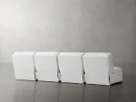 Rowland Tailored Four-Piece Armless Motion Modular Sofa - Image 4