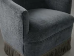 Savannah Swivel Chair with Fringe - Image 4