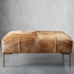 Tilton Hair on Hide Ottoman