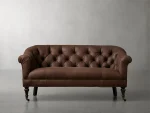 Tangier Leather Settee