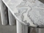 Serafin Console Table in Grey Dolomite - Image 4