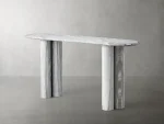 Serafin Console Table in Grey Dolomite - Image 3