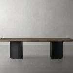 Saint Germain 72" Wood Coffee Table with Dauphine Base