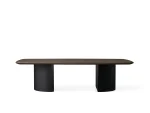 Saint Germain 72" Wood Coffee Table with Dauphine Base - Image 6