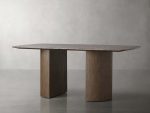 Saint Germain Stone Dining Table with Dauphine Base - Image 2