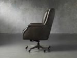 Alex Leather Desk Chair - Image 4
