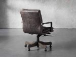 Cedrick Leather Desk Chair - Image 4