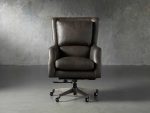 Alex Leather Desk Chair - Image 2