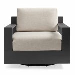 Bal Harbour Outdoor Aluminum Swivel Chair