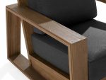 Canyon Outdoor Teak Lounge Chair - Image 4