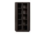 American Oak Mulholland Glass Cabinet Features Radius Corners - Image 6