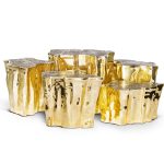 Eden Series Gold Brass Center Table