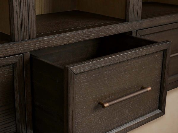 Hattie Oak Wood Entryway Cabinet Storage Tall Cabinet With Hooks - Image 6