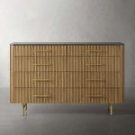 Finnley Wood Eight-Drawer Dresser with Marble or Bluestone Top Rural Chest Of 8 Drawers Cabinet - Image 19
