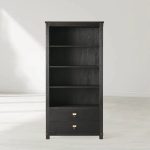 Telegraph Solid Wood Office Bookcase Hand-Distressed Tall Cabinets - Image 3