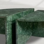 Riggs Modular Marble Circular Coffee Table Natural Stone Cocktail Table Sofa Center Tea Table - Image 7