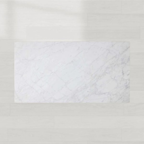 Cinzia Rectangle Stone Coffee Table Natural Marble Cocktail Table Plinth Base Sofa Center Tea Table - Image 8