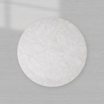 Cinzia Natural Marble Round Coffee Table Stone Cocktail Table Plinth Base Sofa Center Tea Table - Image 6